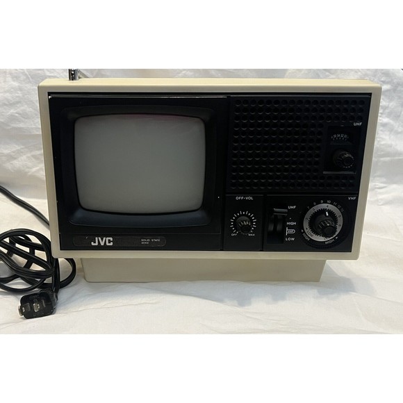 Vintage  JVC 3040 Solid State Portable TV Television Retro Very Good Condition - Picture 2 of 5